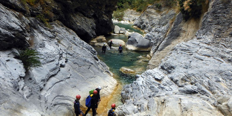 Canyoning-debut-descente-canyon-barbaira