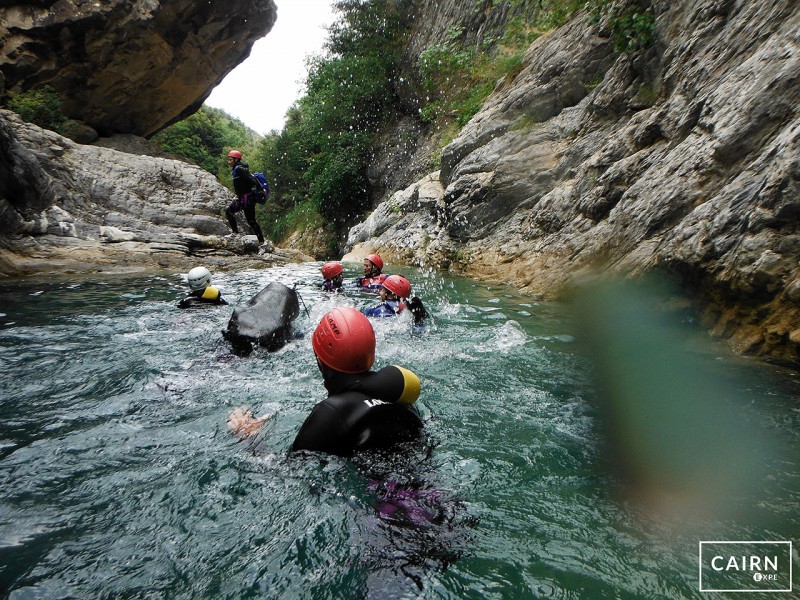 Descente Canyon Barbaira Italie-rapides