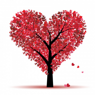 arbre saint valentin