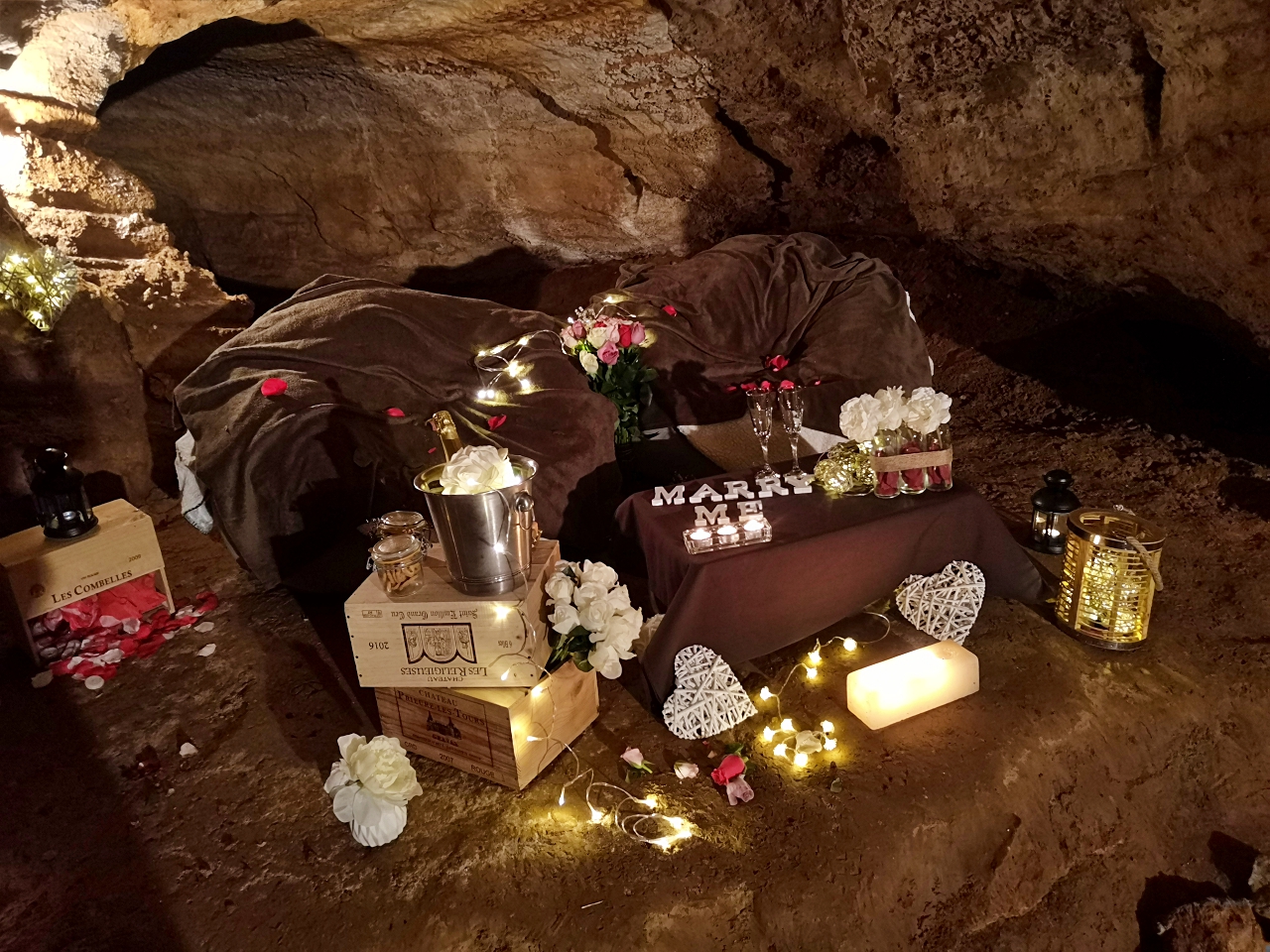 Demande en Mariage Grotte