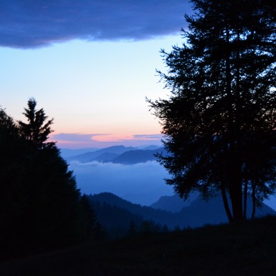 Coucher de soleil Alpes-Maritimes