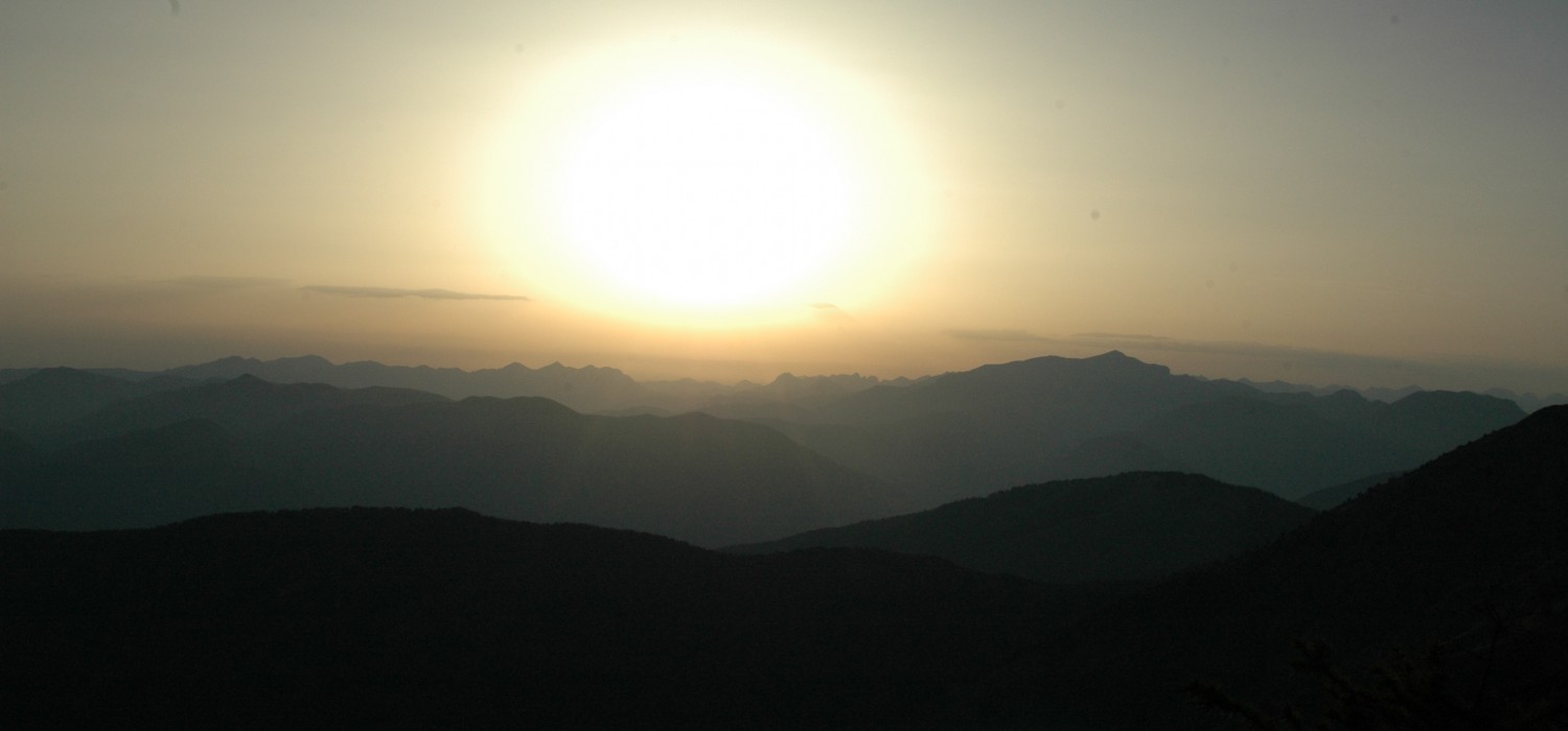 coucher de soleil alpes maritimes