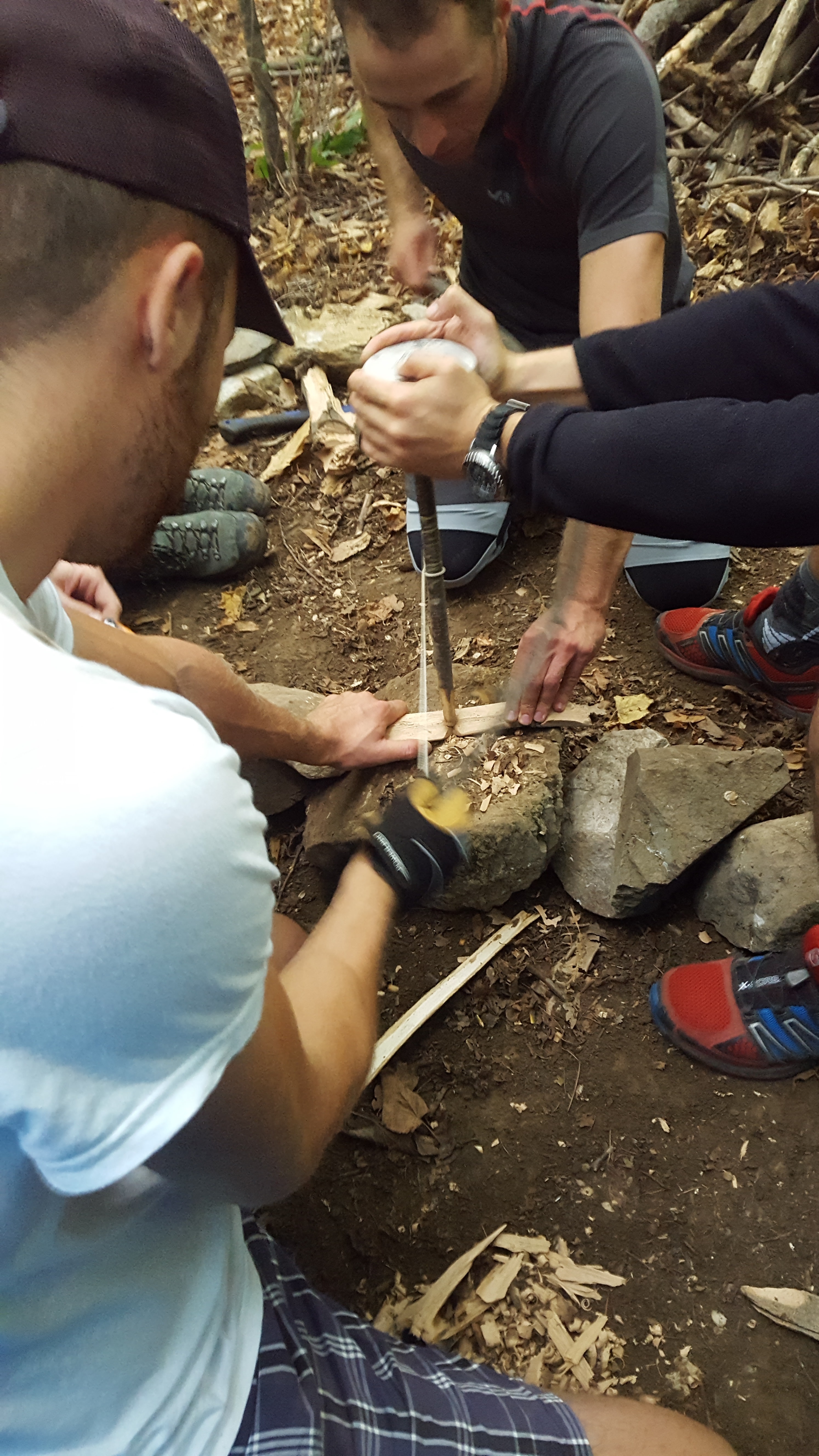 faire du feu avec bois