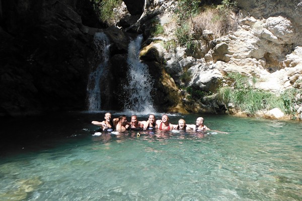 Canyon EVG 06-Idée enterrement vie de garçon Groupe Canyoning-Idée enterrement vie de garçon