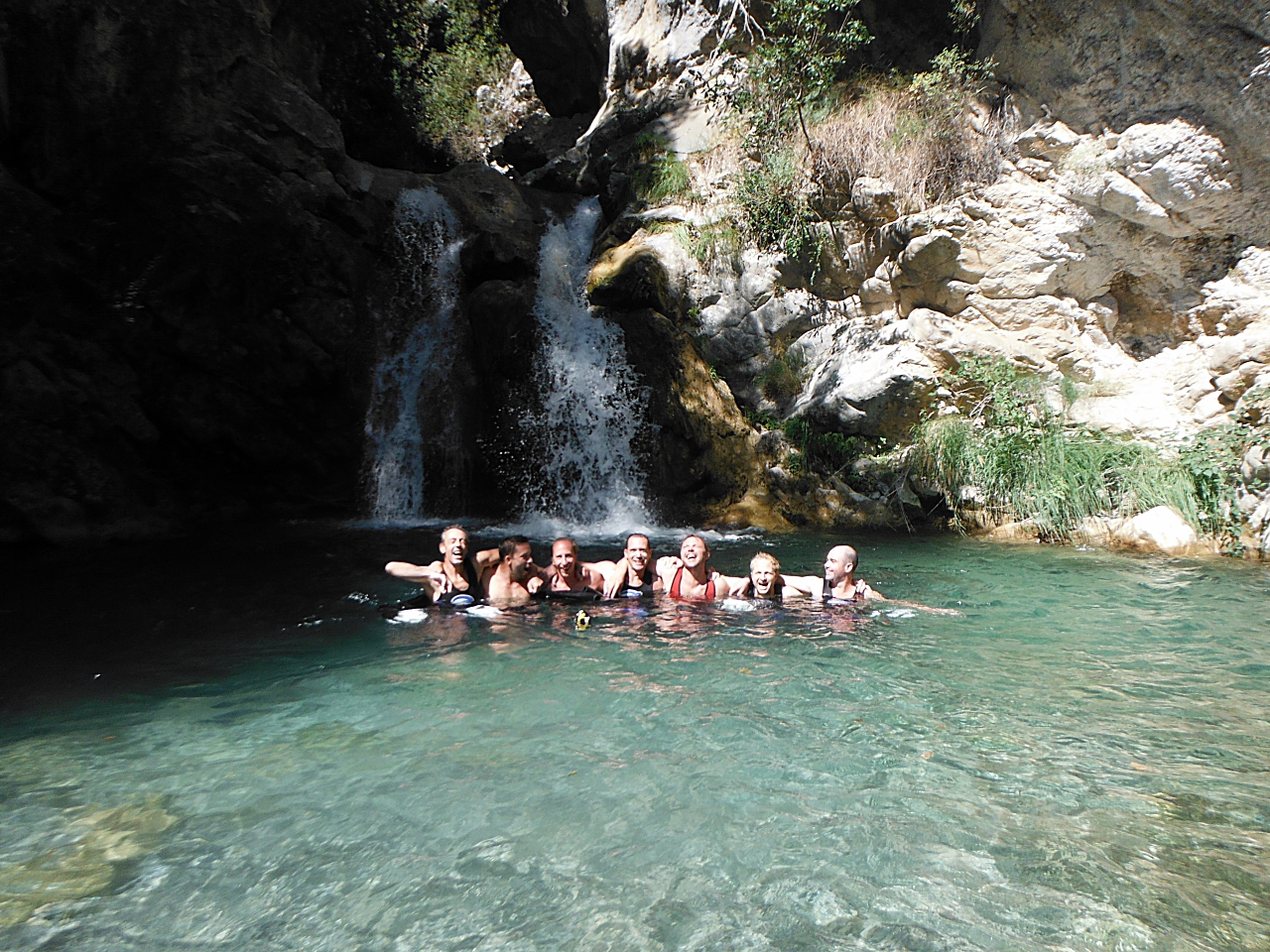 Groupe Canyoning-Idée enterrement vie de garçon