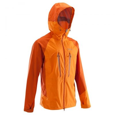 veste-impermeable-dalpinisme-homme-alpinism-light-orange