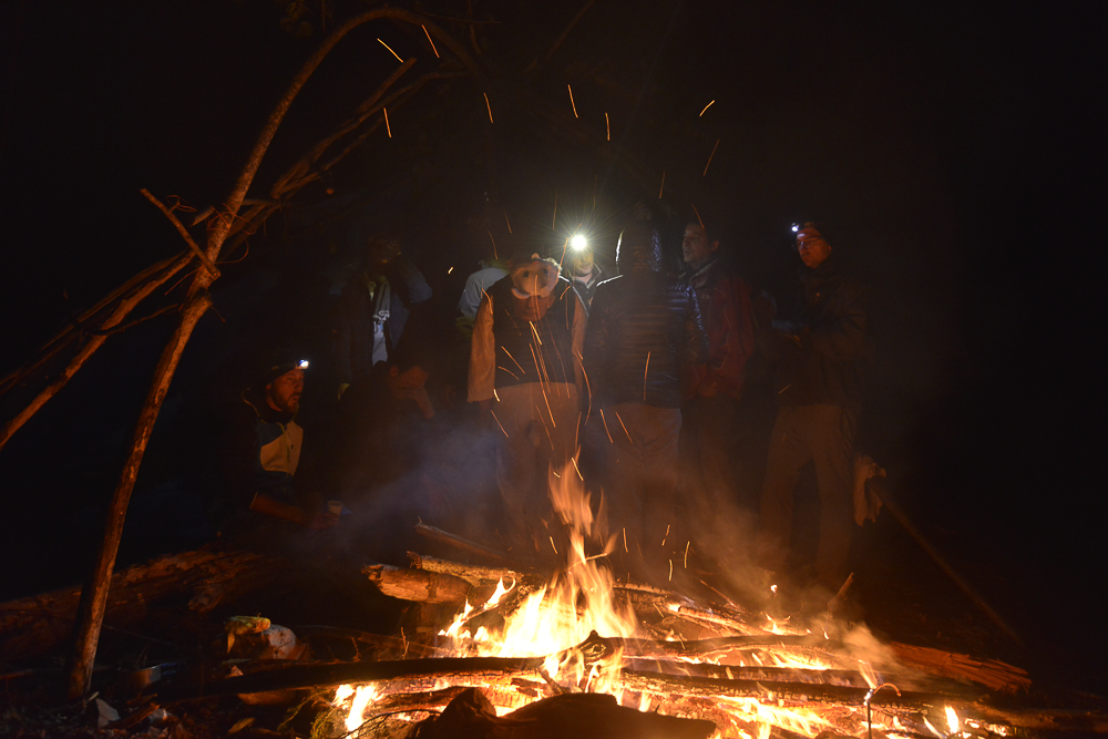 cairn expe photo nuit feu