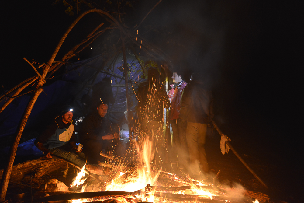 soirée au coin du feu