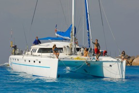Catamaran Turquoise Croisière Plongée Seychelles