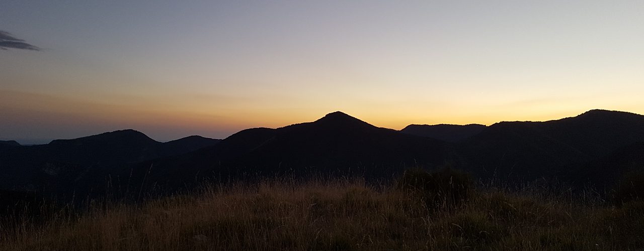 Coucher de soleil Mercantour Brame du Cerf Mercantour