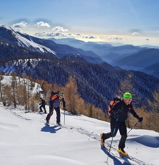 Ski Tourng / Backcountry Skiing Mercantour Park French Riviera