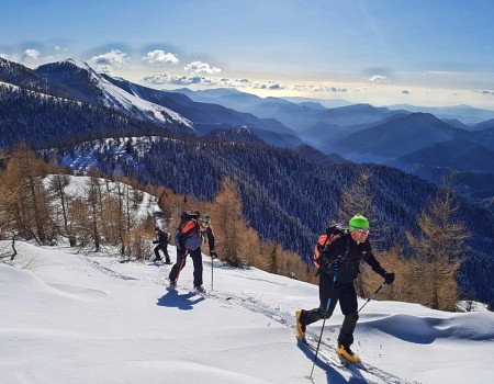 Guide Cross Country Skiing Mercantour Park French Riviera