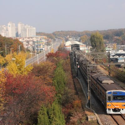 Train à la Corée du Sud
