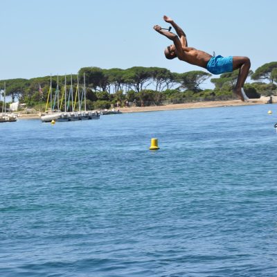 Catamaran anchoring