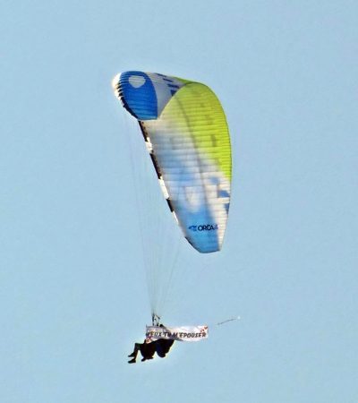 parapente demande en mariage