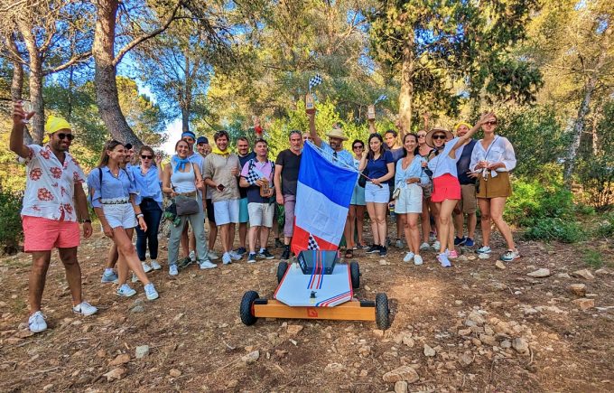 Course de caisse à savon